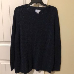 Navy Blue Casual Sweater
